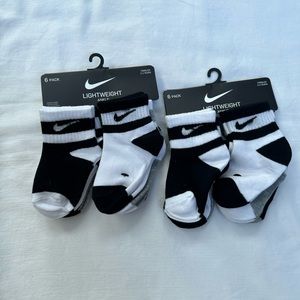 NIKE UNISEX SOCKS ANKLE Lightweight  Kids 6Pk 2-4YRS TODDLER